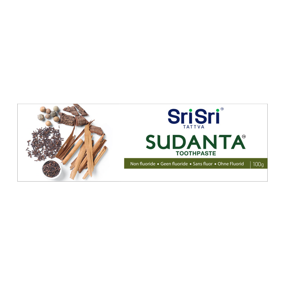Past dannedd Sudanta 100g | Gofal Deintyddol Ayurvedic