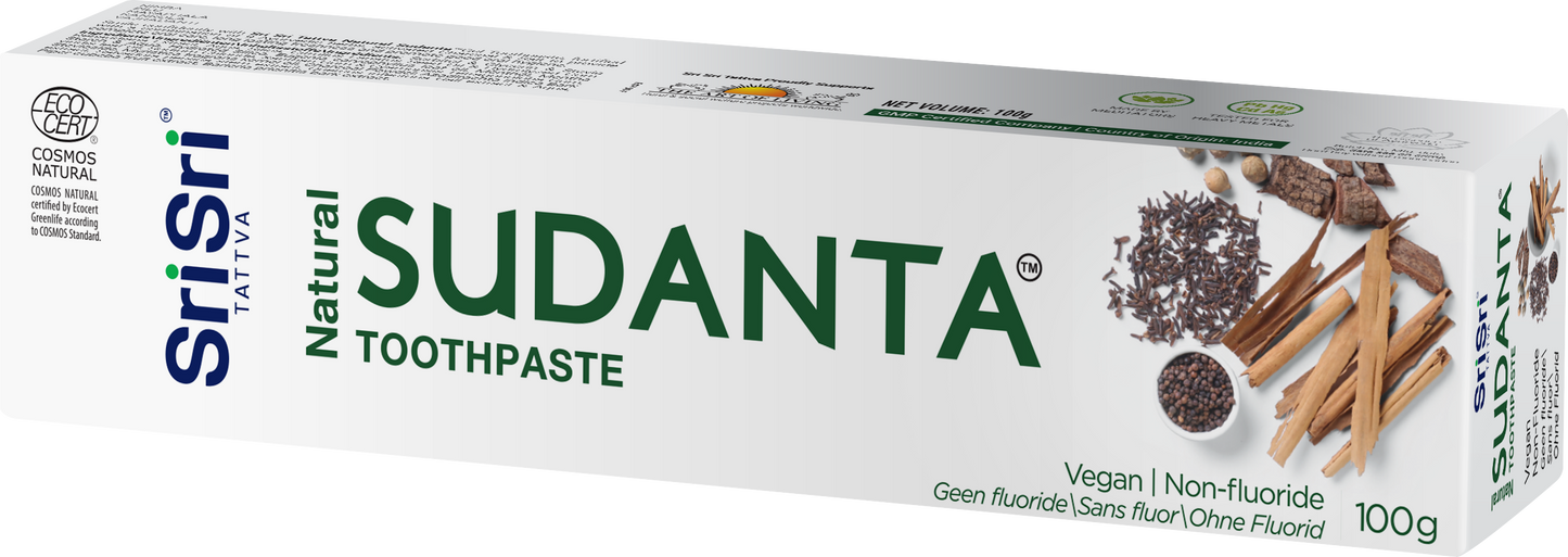 ECOCERT Sudanta Toothpaste 100g | Ayurvedic Dental Care