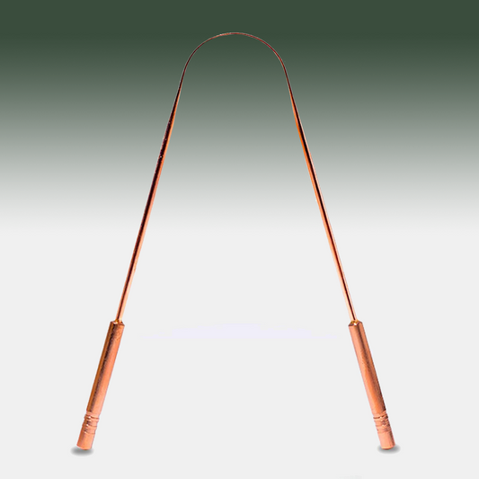 Sudanta: Ayurvedic Copper Tongue Cleaner – Microbiome Balance & Biofilm Care (Antioxidant Coating)