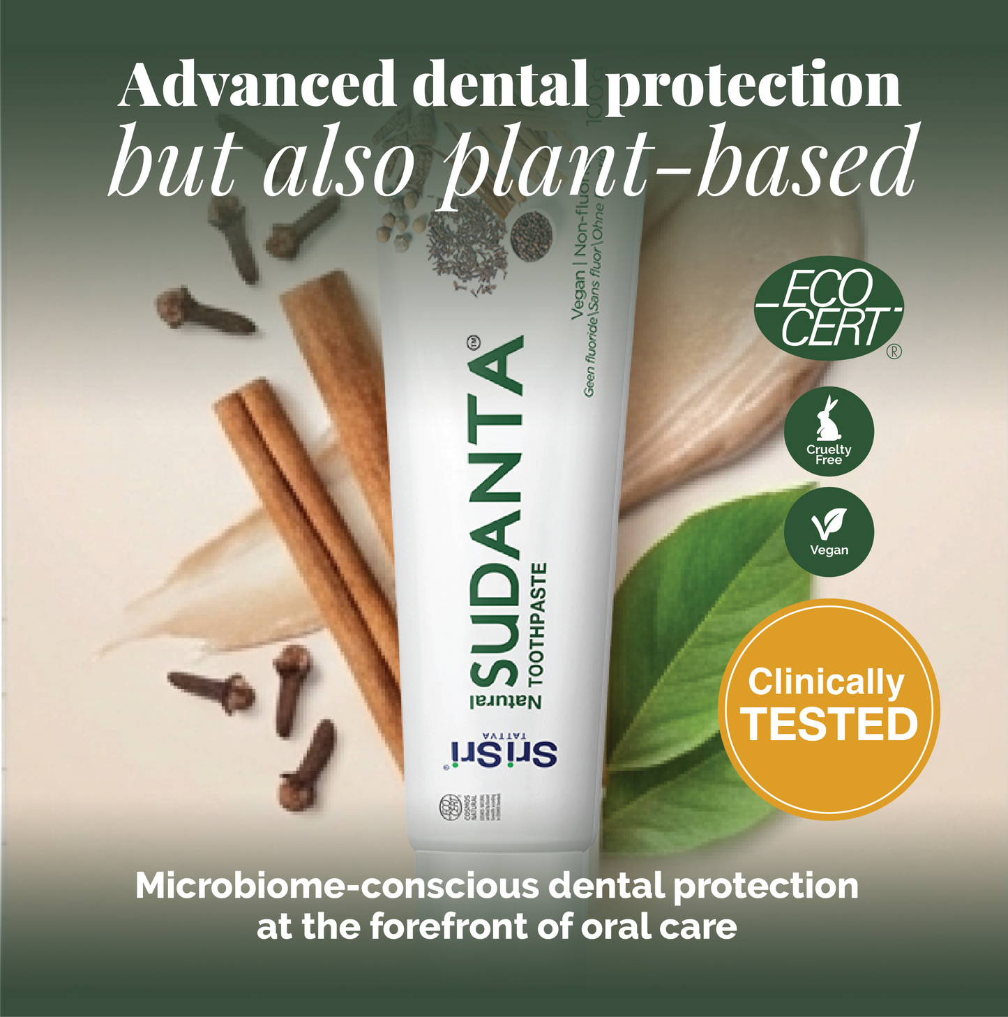 Starter Pack: 2× Oral Microbiome Balance Sudanta  – ECOCERT, 100 g